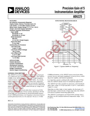 AD8225AR-REEL7 datasheet  